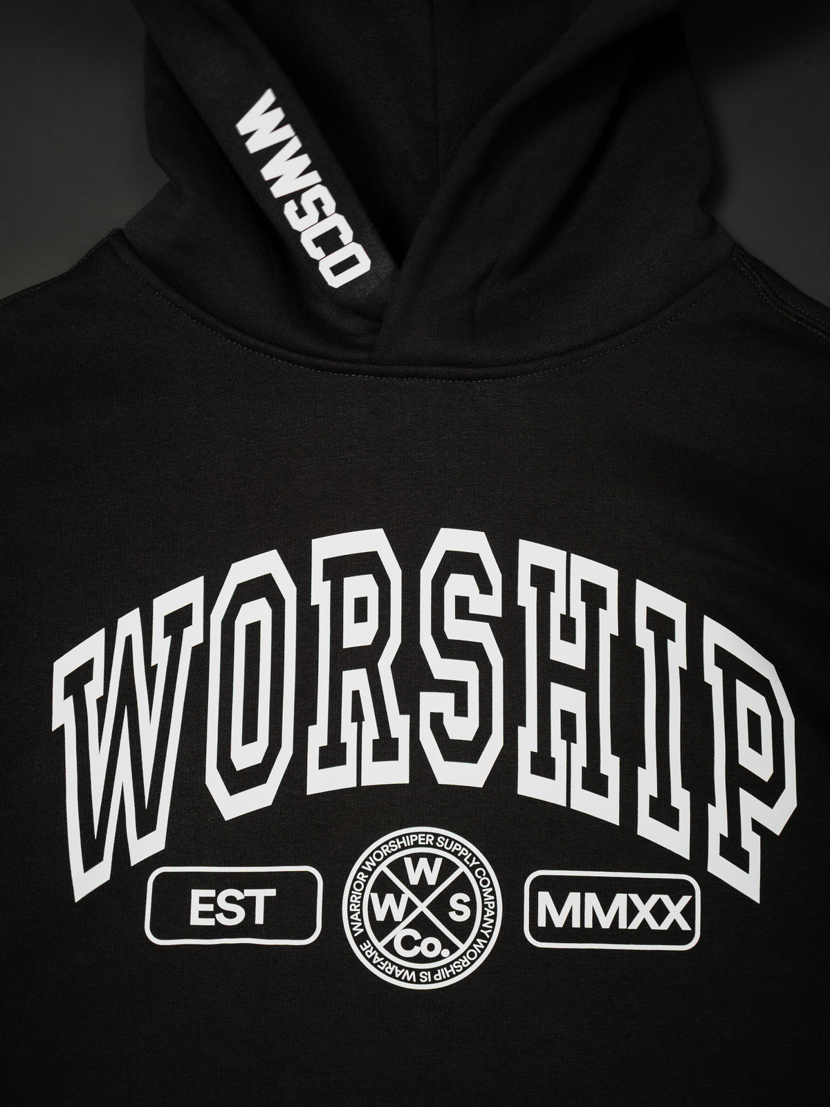 CROSSES WORSHIP "PREMIUM" HOODIE IN BLACK