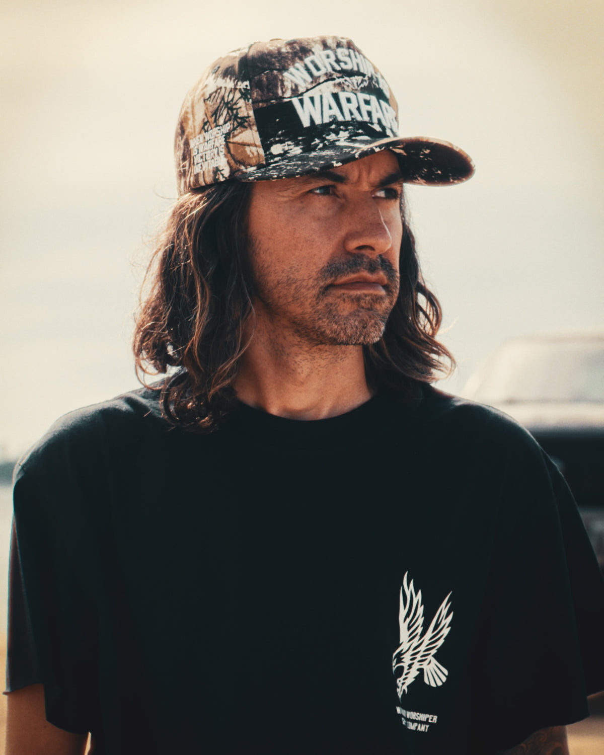 [NEW] "WORSHIP IS WARFARE" TREE CAMO HAT (LMTD DROP 001)