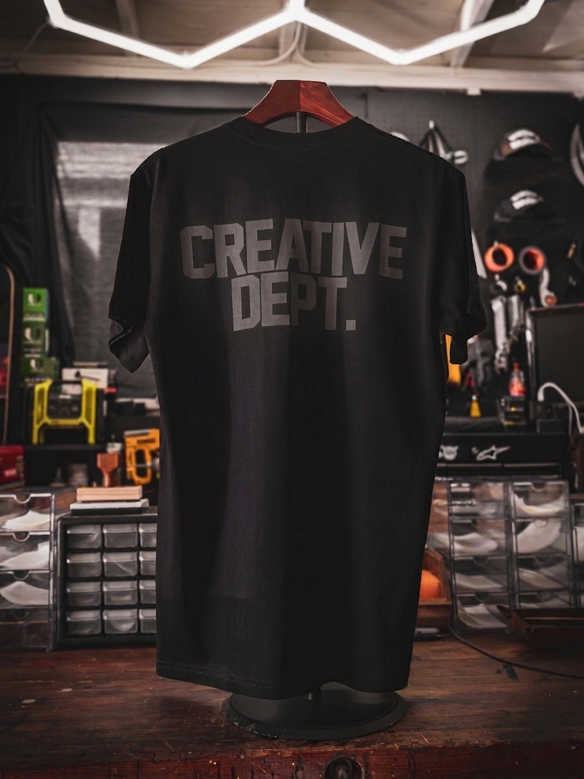 CREATIVE DEPT. BLACKOUT "PREMIUM" STANDARD ISSUE TEE [LIMITED]