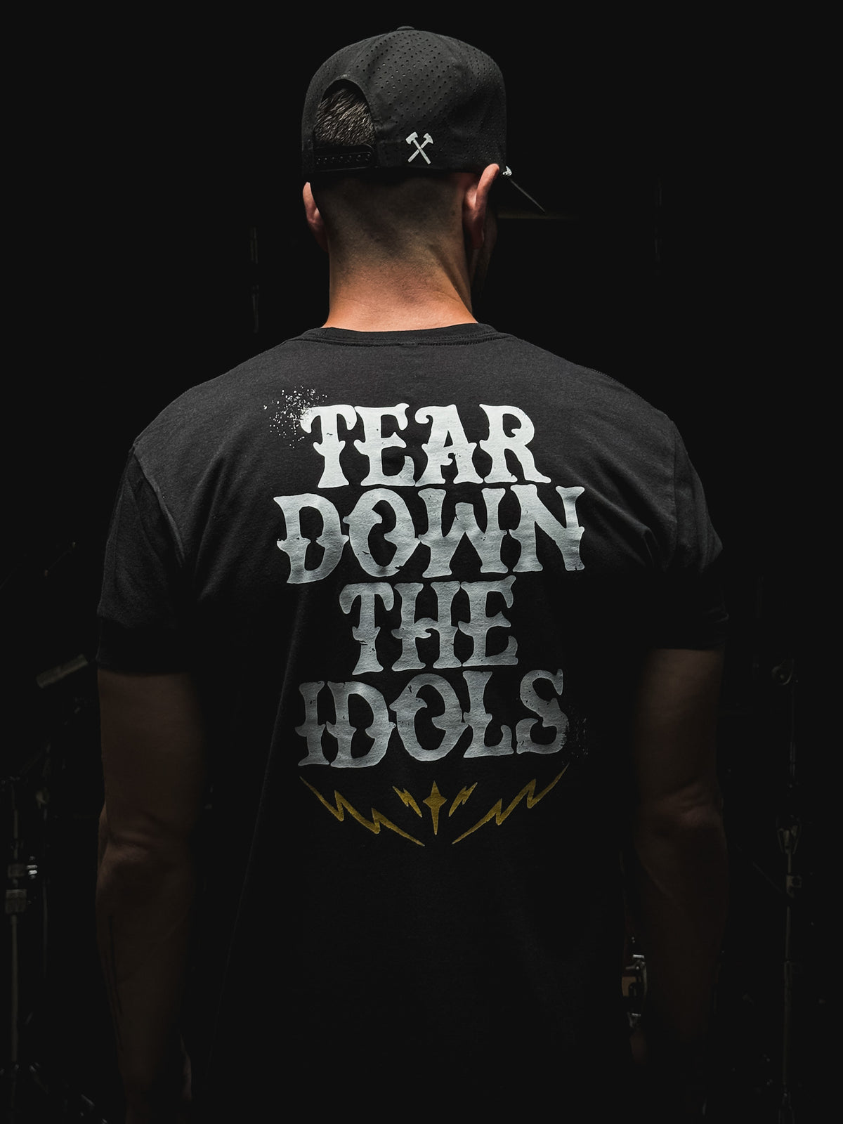 TEAR DOWN THE IDOLS "PREMIUM" TEE IN BLACK