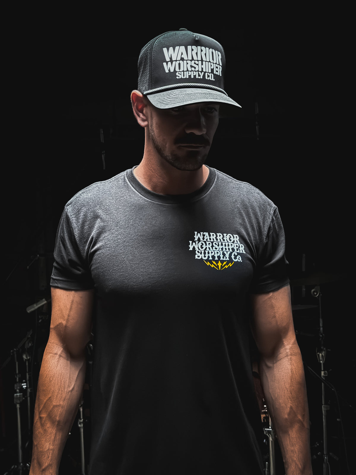 TEAR DOWN THE IDOLS "PREMIUM" TEE IN BLACK