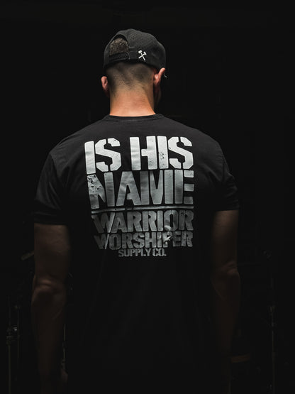 MY WEAPON IS HIS NAME V2 "PREMIUM" TEE IN BLACK