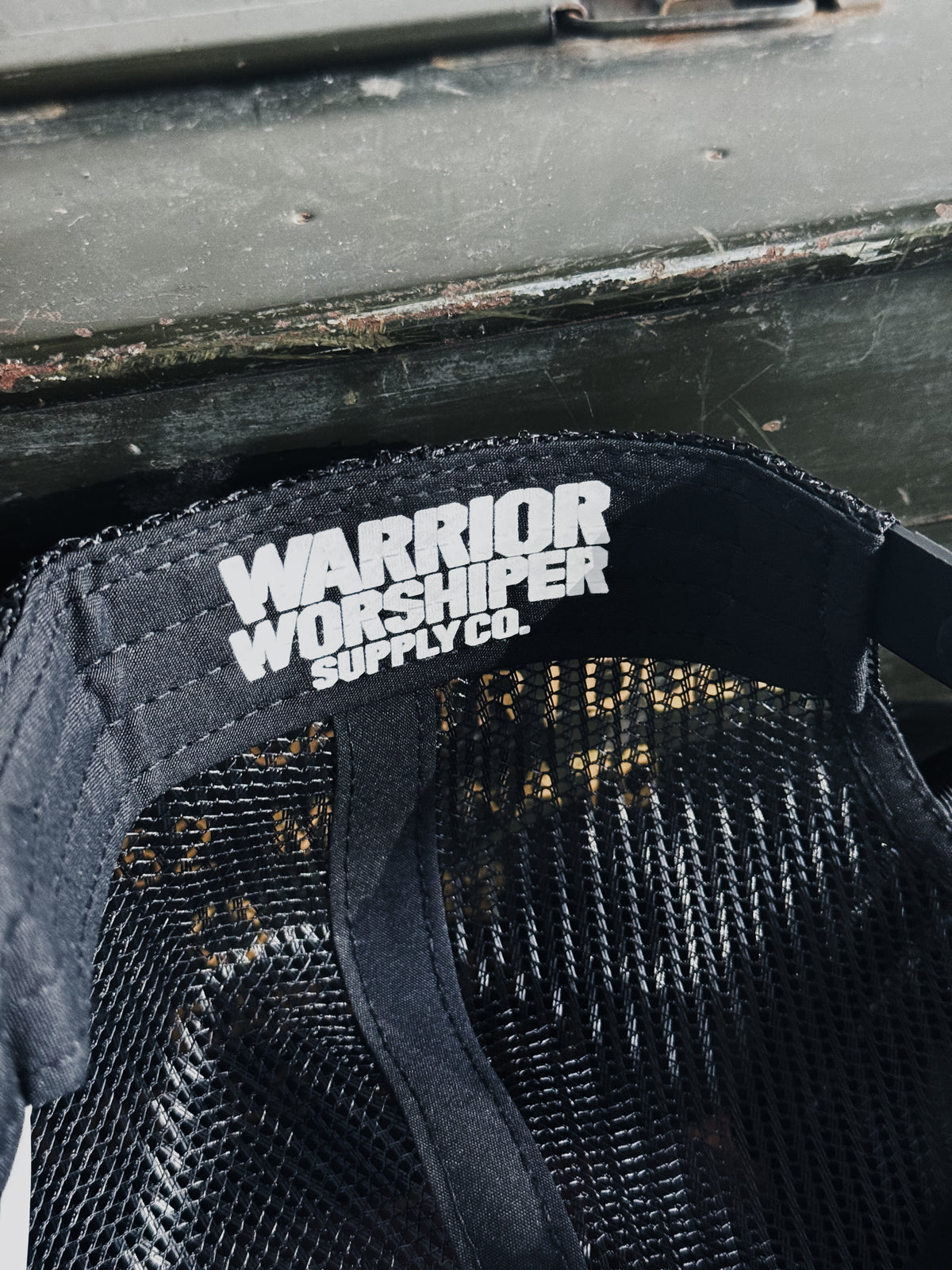 MADE TO WORSHIP FOAM TRUCKER HAT IN BLACK