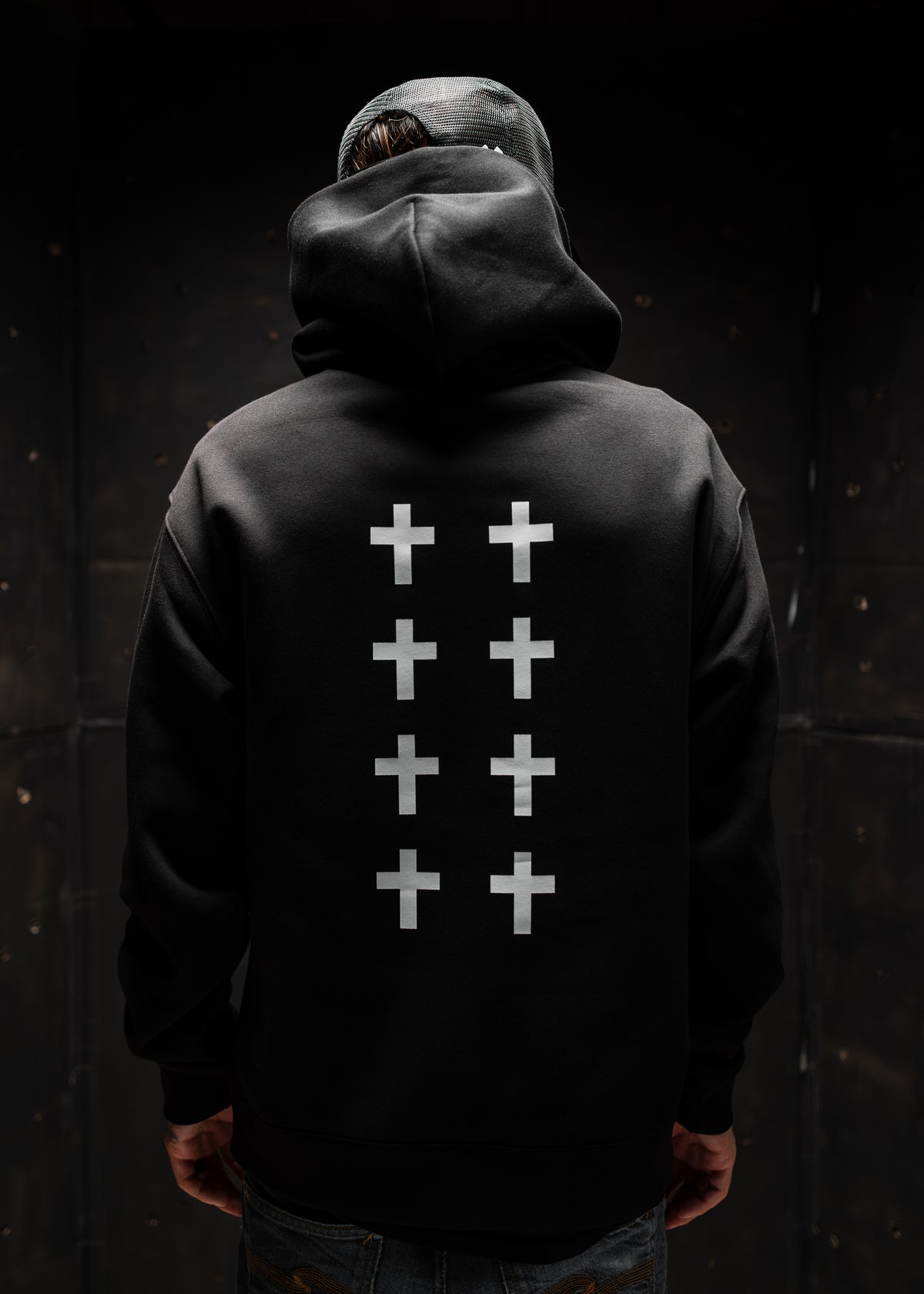 CROSSES WORSHIP "PREMIUM" HOODIE IN BLACK