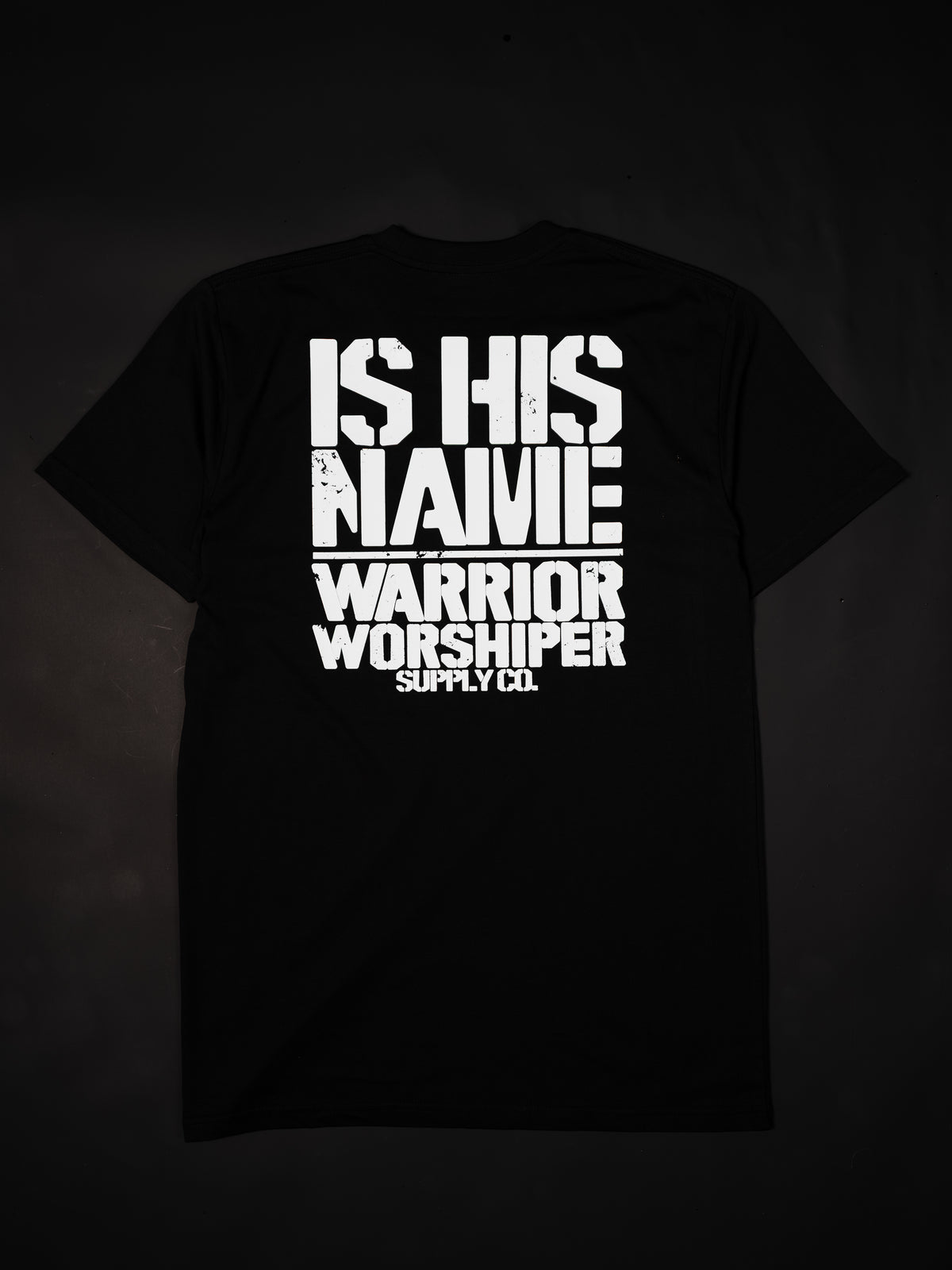 MY WEAPON IS HIS NAME V2 "PREMIUM" TEE IN BLACK