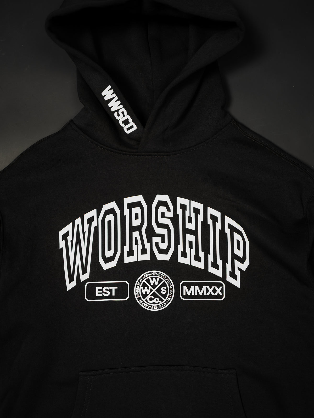 CROSSES WORSHIP "PREMIUM" HOODIE IN BLACK