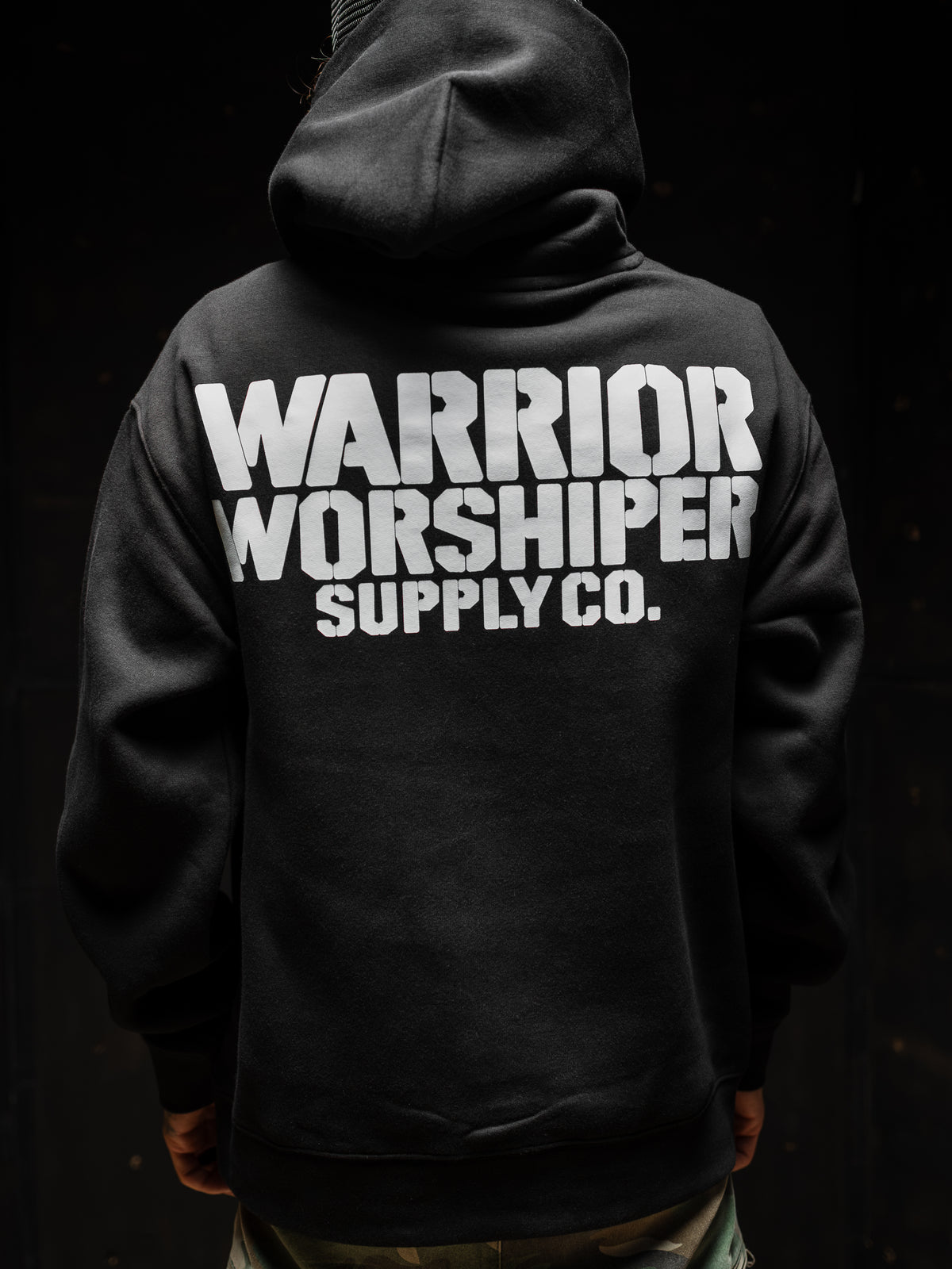 SGT LOGO "PREMIUM" HOODIE IN BLACK