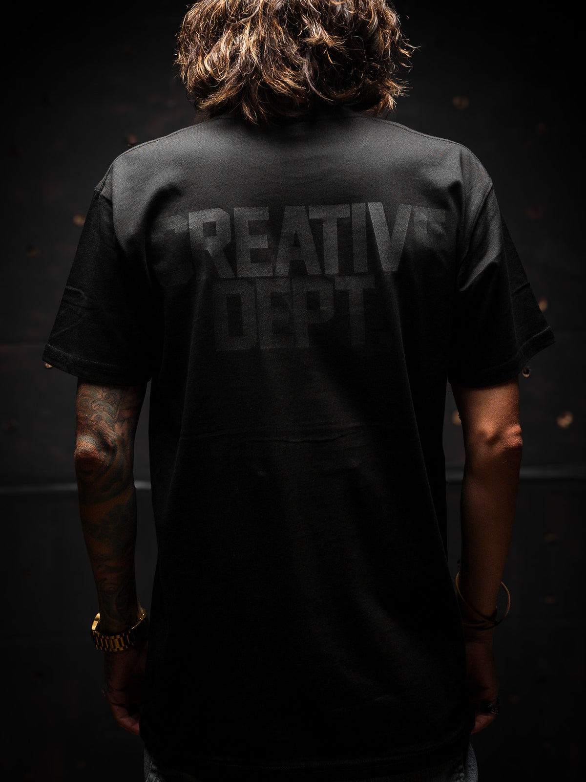 CREATIVE DEPT. BLACKOUT "PREMIUM" STANDARD ISSUE TEE [LIMITED]