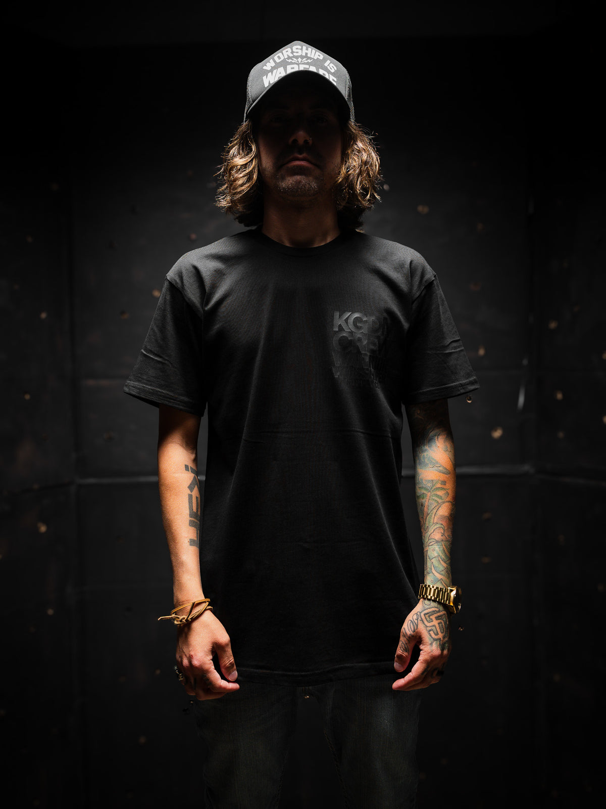 CREATIVE DEPT. BLACKOUT "PREMIUM" STANDARD ISSUE TEE [LIMITED]