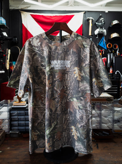 WORSHIP IS WARFARE OVERSIZED BOX TEE 7.5 oz IN REAL TREE CAMO [RESTOCKED]