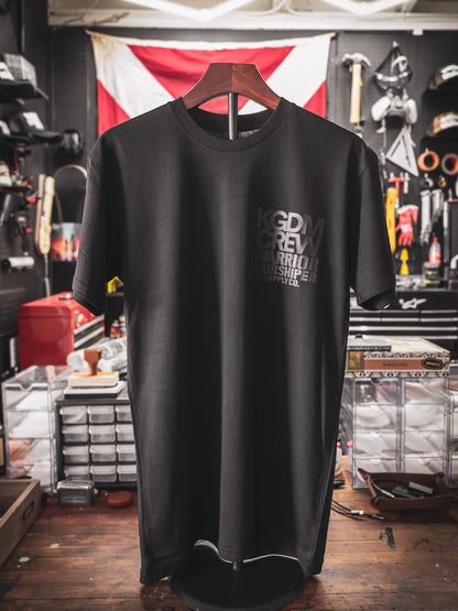 CREATIVE DEPT. BLACKOUT "PREMIUM" STANDARD ISSUE TEE [LIMITED]