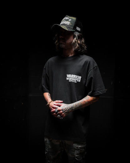 [NEW] VICTORY ENFORCER PREMIUM OVERSIZED TEE IN RUSTIC BLACK 7.5 oz