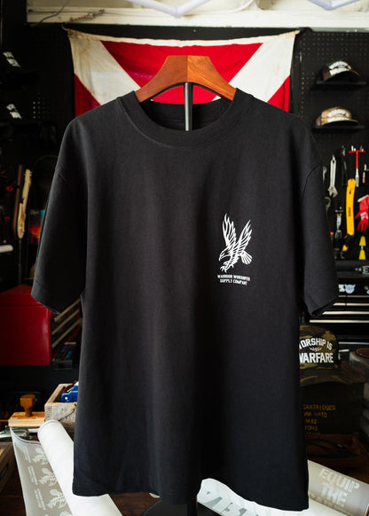 [NEW] ISAIAH 40:31 EAGLE PREMIUM OVERSIZED BOX TEE IN RUSTIC BLACK 7.5 oz