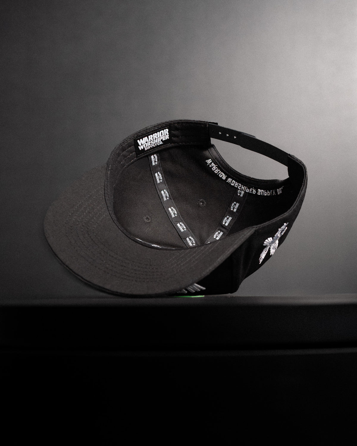 [NEW] FLAGSHIP "WORSHIP IS WARFARE" SNAPBACK HAT IN BLACK (LMTD DROP 001)
