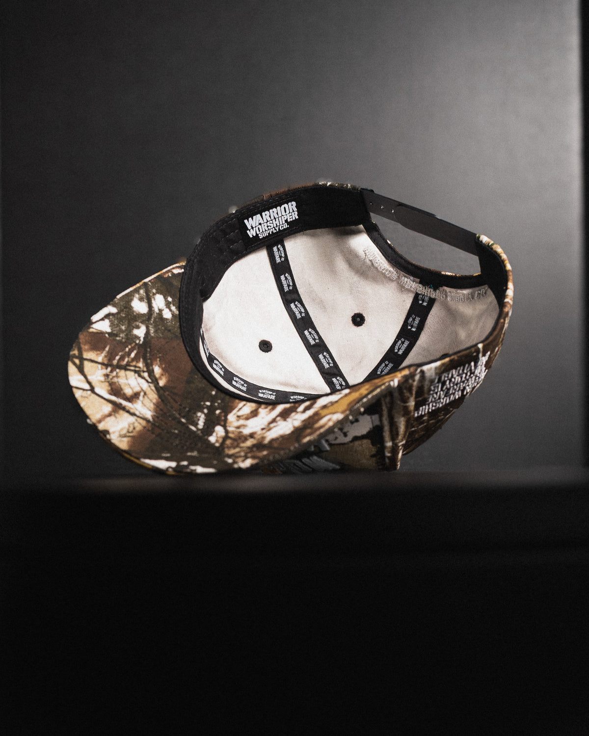 [NEW] "WORSHIP IS WARFARE" TREE CAMO HAT (LMTD DROP 001)