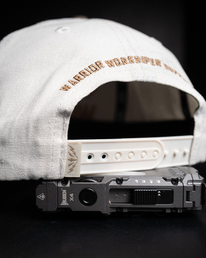 [NEW] "WORSHIP IS WARFARE" CREME/ TREE CAMO HAT (LMTD DROP 001)