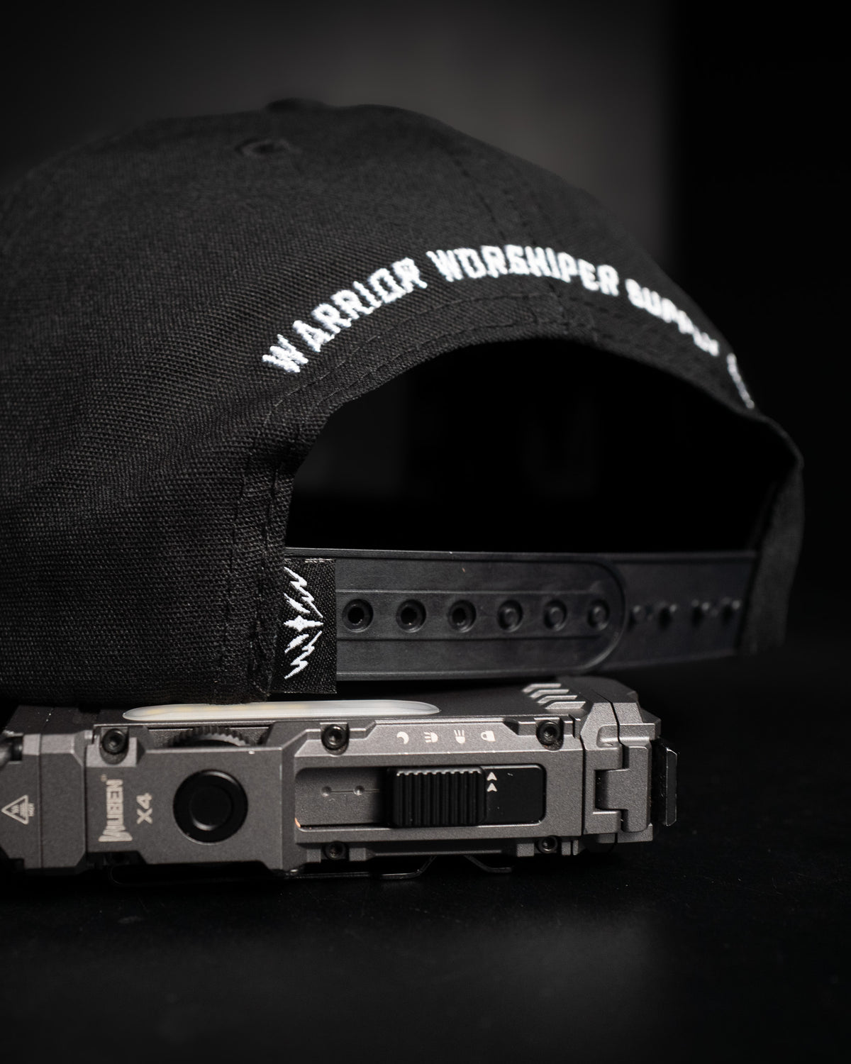 [NEW] FLAGSHIP "WORSHIP IS WARFARE" SNAPBACK HAT IN BLACK (LMTD DROP 001)