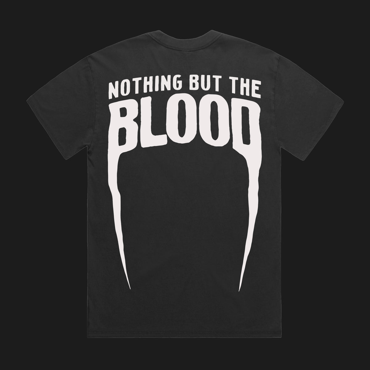 NOTHING BUT THE BLOOD "STANDARD ISSUE" TEE IN BLACK
